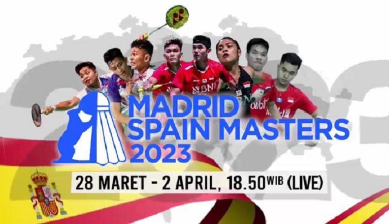 Wakil Terbaik Indonesia Berlaga di Madrid Spain Masters 2023, LIVE di iNews