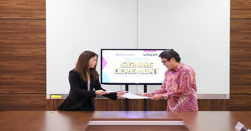 Vision+ Kerja Sama dengan MyRepublic: Pelanggan Bisa Akses Konten Berkualitas dengan Harga Terjangkau