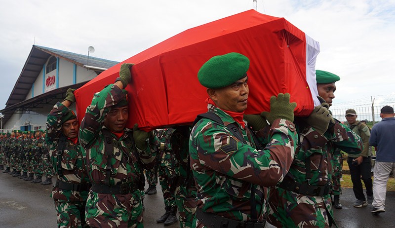 3 Prajurit TNI dan 1 Anggota Polri Gugur Ditembak KKB Papua selama Ramadhan