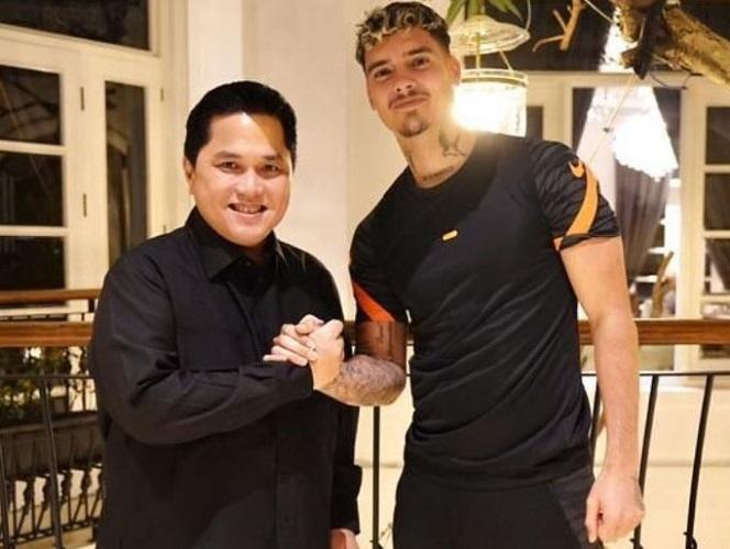 Ketum PSSI Erick Thohir Temui Shayne Pattynama di Jakarta: Dia Rindu Masakan Indonesia