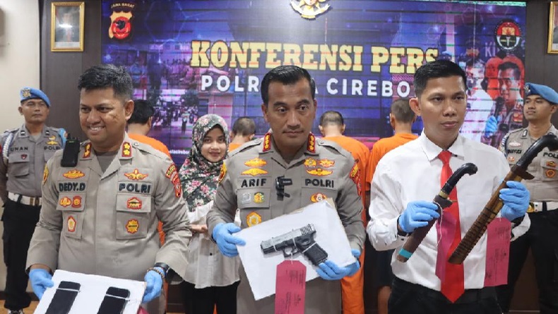 4 Perampok Minimarket Gempol Cirebon Ditangkap di Serang Banten
