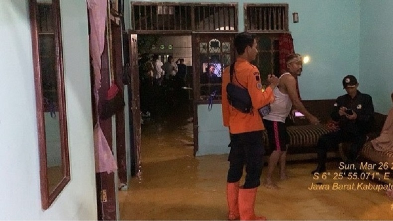 Hujan Deras, 46 Rumah di Parung Bogor Terendam Banjir