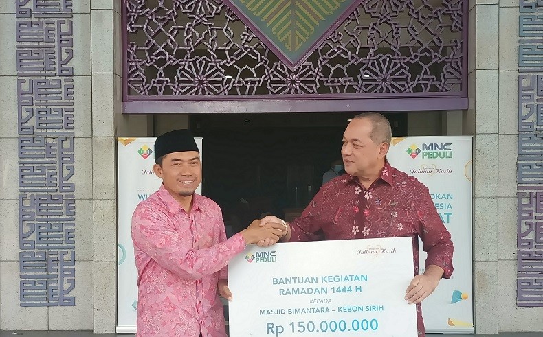 Pengurus Masjid Bimantara Apresiasi MNC Peduli atas Bantuan Rp150 Juta