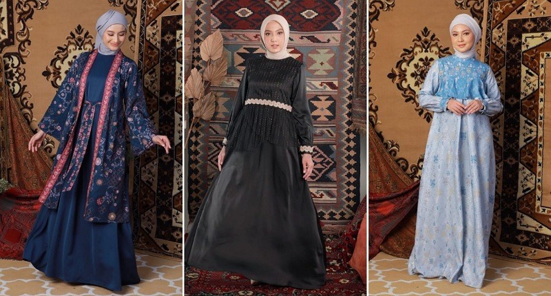 Tampil Fashionable saat Ramadan, Ada Dress Black Gold hingga Outer Bermotif