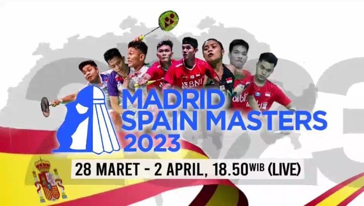 Hari Ini 9 Wakil Indonesia Berlaga di Spain Masters 2023 Live di iNews, New Home of Badminton