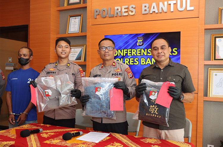 Aksinya Terekam CCTV, Pelaku Curanmor di Srandakan Bantul Ditangkap Polisi