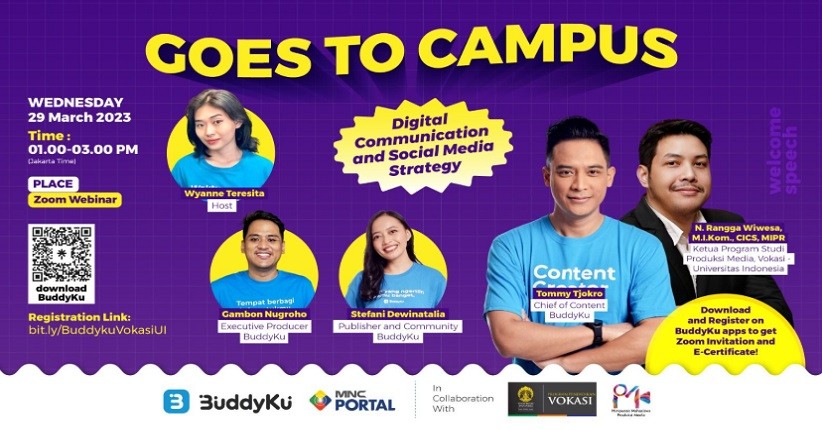 BuddyKu Goes to Campus Vokasi UI, Digital Communication and Social Media Strategy