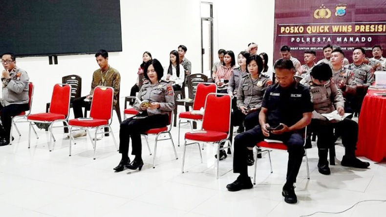 Bangun Citra Kepolisian Lebih Baik, Polresta Manado Rutin Lakukan Ini