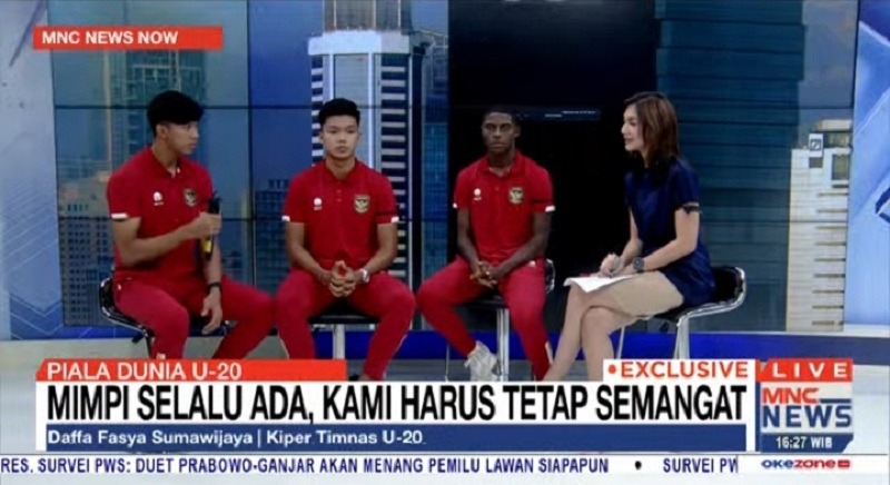 Simbol Berduka, 3 Pemain Timnas Indonesia U-20 Berbagi Pita Hitam di iNews