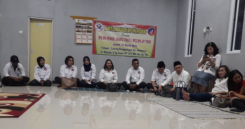 DPP RPA Perindo Gelar Konsolidasi dengan DPD Jakarta Timur untuk Samakan Visi dan Misi
