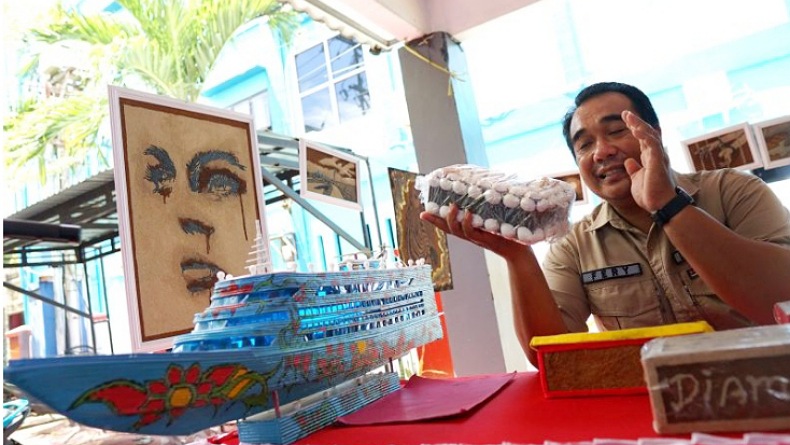 Menakjubkan, Karya Narapidana di Gorontalo Bikin Melongo Pengunjung Pameran