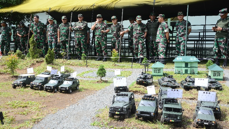 Para Danpussen Apresiasi Pangdam Siliwangi Gelar Simulasi Tempur Gladi Model RC