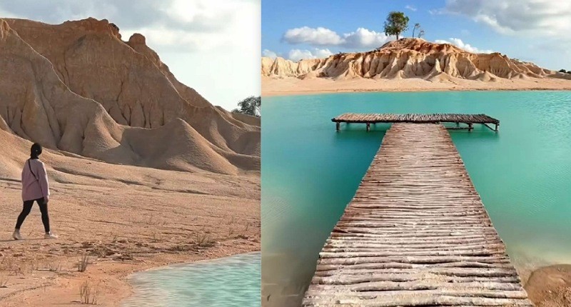 Cantiknya Gurun Pasir di Bintan dengan Telaga Eksotis, Suasananya seperti di Timur Tengah
