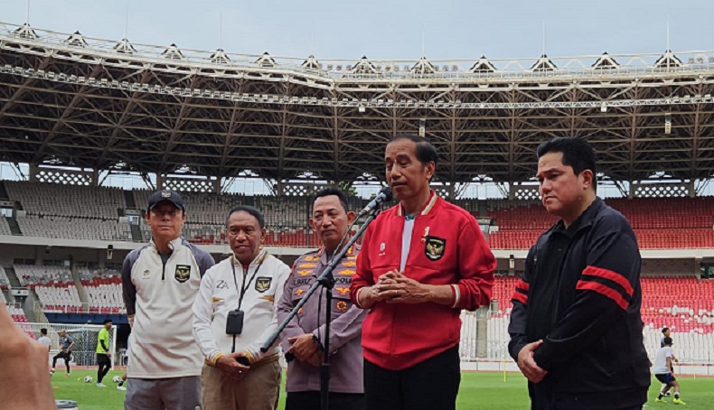 Jokowi : Pemain Timnas U-20 Ada yang Ingin Masuk Polri hingga PNS