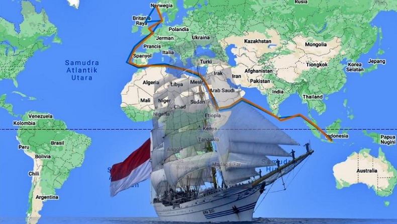 Prajurit TNI AL KRI Bima Suci Berlayar Keliling Dunia Dilepas Besok, Simak Rutenya