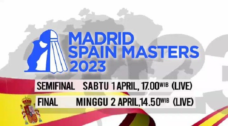 Dua Wakil Indonesia Beraksi di Semifinal Spain Masters 2023 Hari Ini, Live iNews
