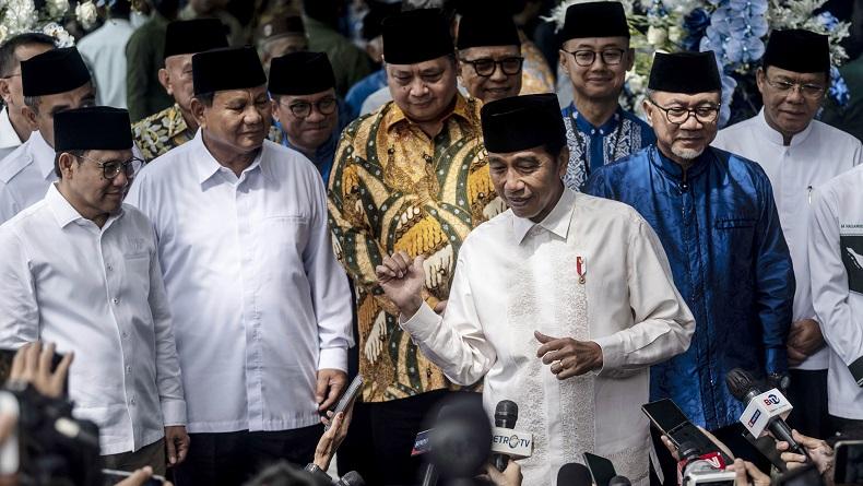Jokowi Respons Peluang Koalisi Besar di Pemilu 2024: Terserah Ketua-ketua Partai
