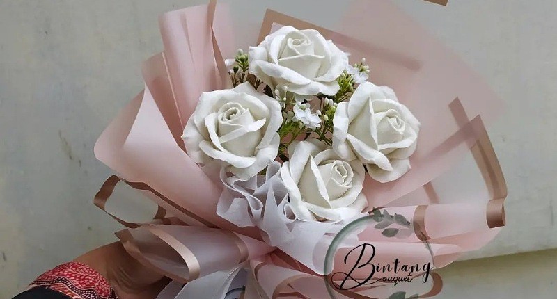 Cara Membuat Buket Bunga dari Kain Flanel yang Simpel, Cantik untuk Dijadikan Hadiah