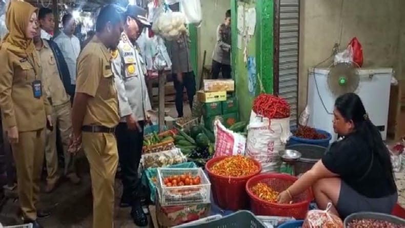 Cegah Penimbunan Sembako, Tim Gabungan Pantau Stok Pangan di Pasar Toboali