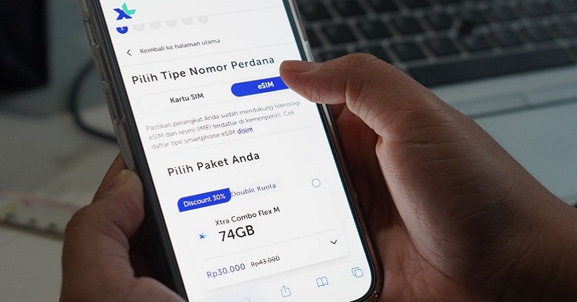 Cara Daftar dan Aktifkan e-SIM XL Axiata 