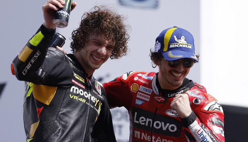 Ikut Senang Marco Bezzecchi Menang MotoGP Argentina 2023, Francesco Bagnaia: Dia Tak Terkalahkan