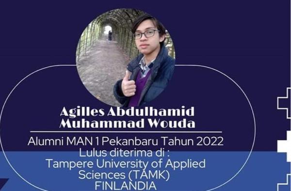 Mantul! Siswa Madrasah Pekanbaru Ini Berhasil Diterima di Kampus Favorit Finlandia