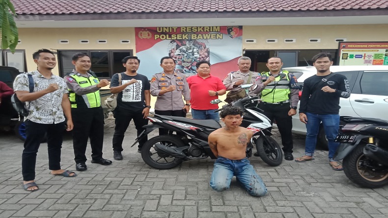 Begal Motor di Boyolali, Pria Bertato Tertangkap usai Kecelakaan