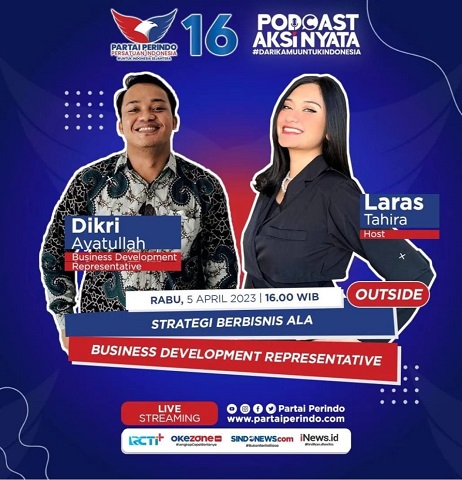 Intip Tips Strategi Berbisnis ala Business Development di  Podcast Aksi Nyata Hari ini Pukul 16.00 WIB 