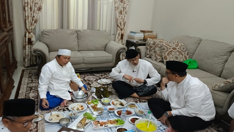 Ramai Isu Gabung PPP, Begini Kata Sandiaga Uno saat Sowan ke Ulama Cirebon