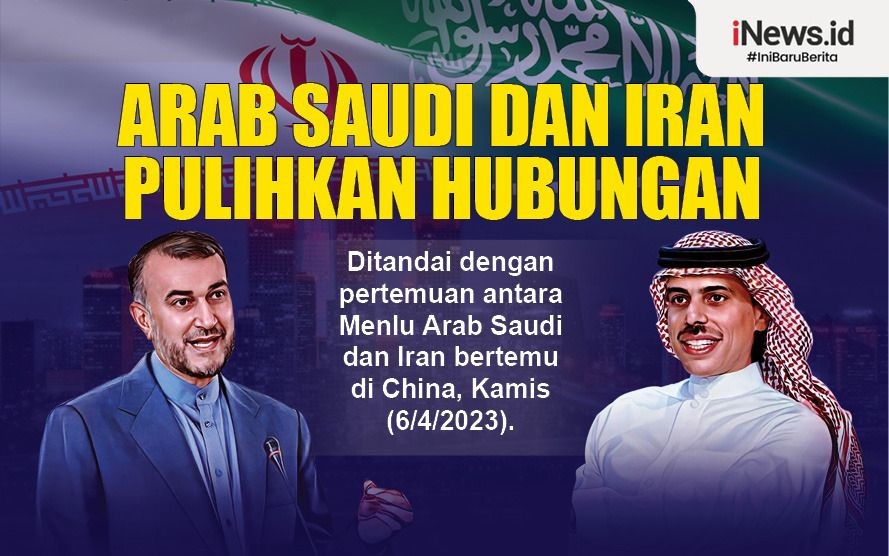 Resmi Pulihkan Hubungan, Arab Saudi dan Iran Sepakat Buka Penerbangan dan Terbitkan Visa
