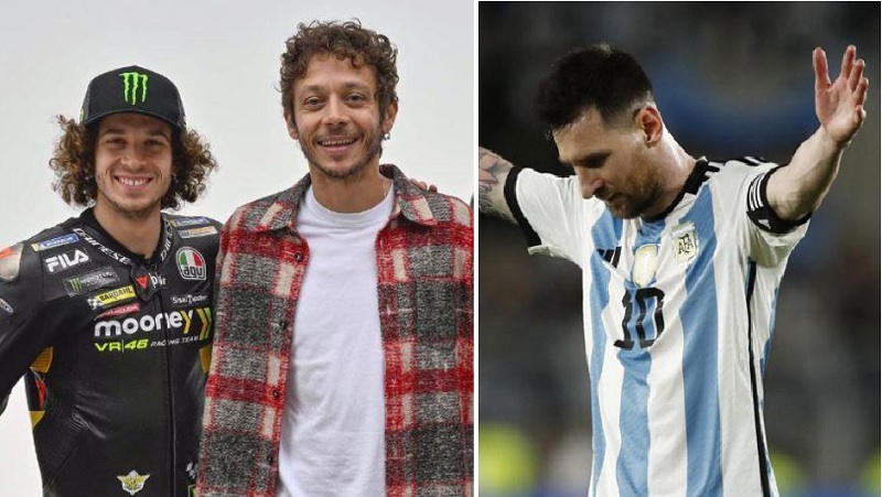 Marco Bezzecchi Kagumi Lionel Messi: Dia Valentino Rossi Dunia Sepak Bola