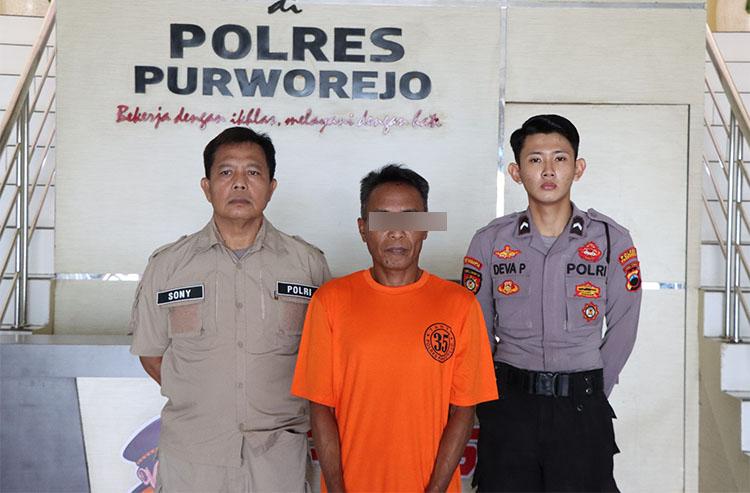 Bejat, Pria di Purworejo Ditangkap Polisi Setubuhi Anak Tiri di Bawah Umur