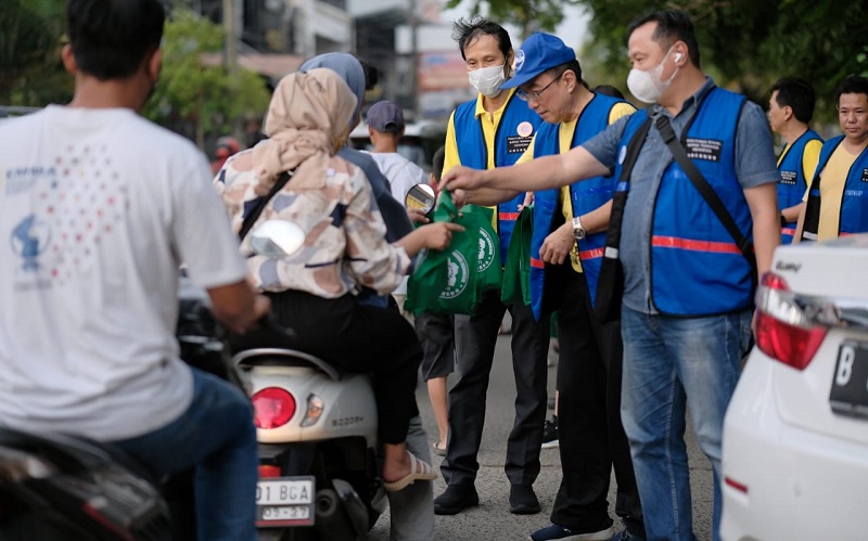PSMTI Gandeng UMKM Setempat Bagikan 2023 Takjil Buka Puasa