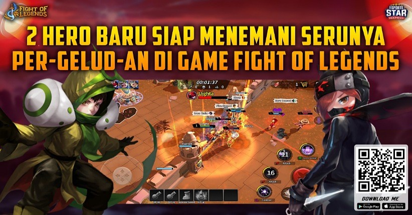 2 Hero Baru Siap Menemani Serunya Per-GELUD-an di  Game Fight of Legends 