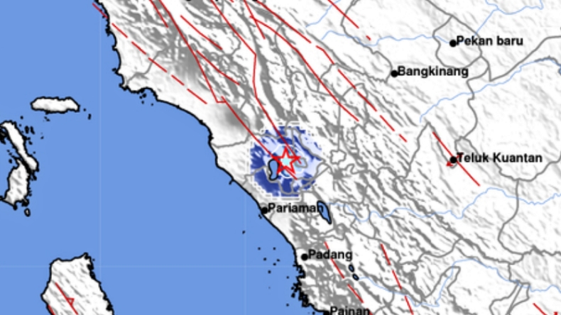 Gempa Magnitudo 3,6 Bukittinggi Berpusat di Darat, Ini Wilayah yang Rasakan Getaran