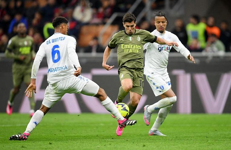 Hasil AC Milan Vs Empoli: Gol Giroud Dianulir VAR, Rossoneri Gagal Menang