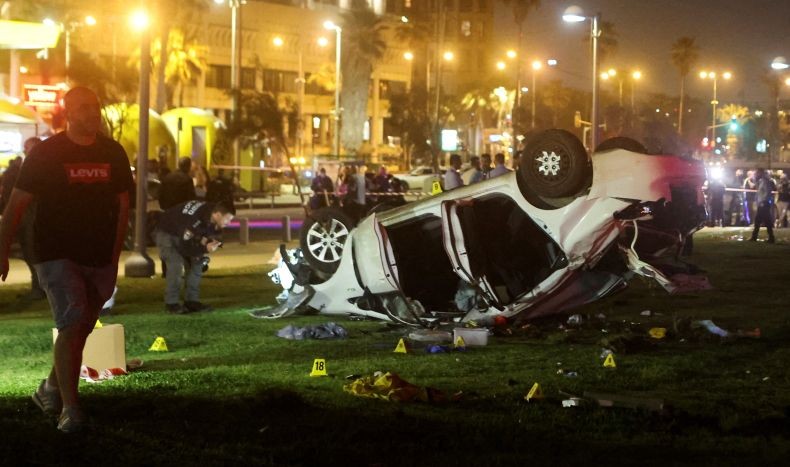 Mobil Seruduk Rombongan Turis di Israel, 1 Orang Tewas 5 Luka