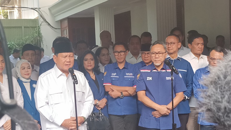 Bertemu Zulhas, Prabowo Sebut Bagian dari Komunikasi Politik Intensif jelang Pemilu 2024