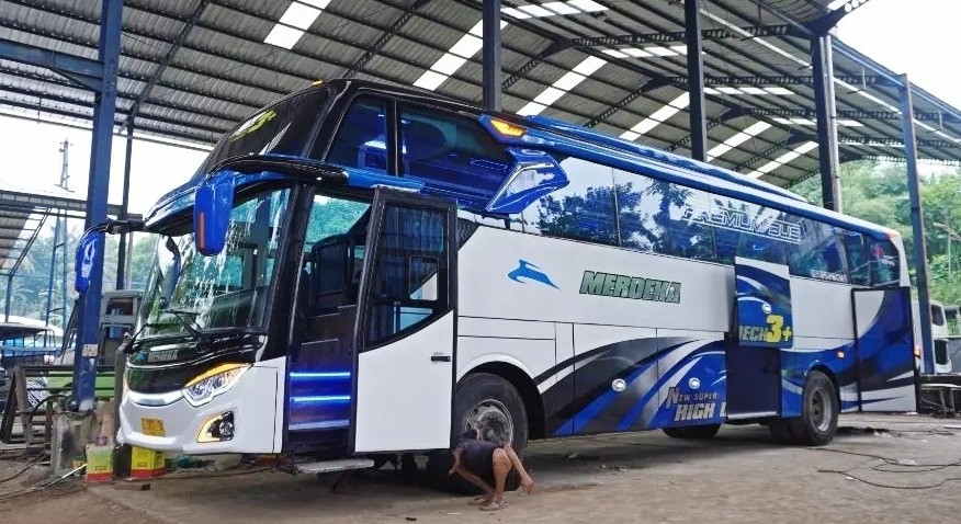 Menolak Punah, PO Merdeka Diam-Diam Rakit Bodi Bus Baru Jelang Mudik Lebaran 2023