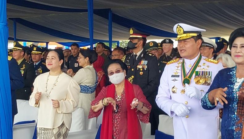 Megawati hingga Prabowo Joget Bareng di Perayaan HUT ke-77 TNI AU