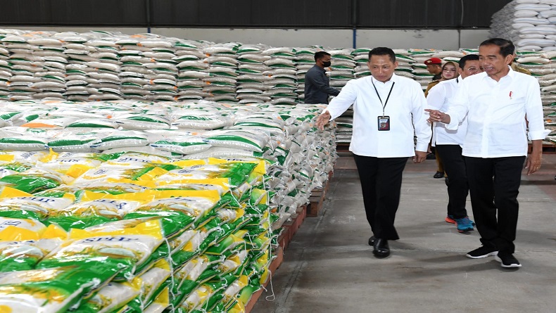 Jokowi Luncurkan Penyaluran Cadangan Beras Pemerintah untuk Bantuan Pangan 2023