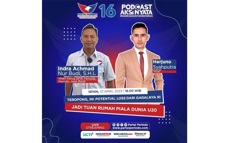Potential Loss Indonesia Batal Tuan Rumah Piala Dunia U-20 di Podcast Aksi Nyata Sore Ini!