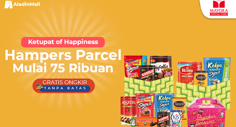 Cari Hampers Buat Lebaran? Di AladinMall Aja! Mulai dari 75 Ribuan + Gratis Ongkir Tanpa Batas!