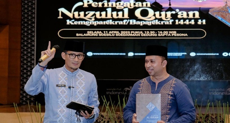 Kemenparekraf Gelar Nuzulul Quran, Sandiaga Uno: Tanda Bersyukur kepada Allah SWT