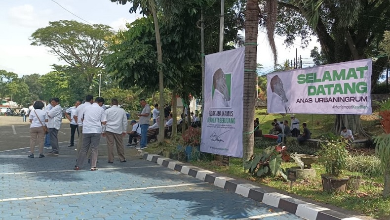 Anas Urbaningrum Bebas dari Lapas Sukamiskin Bandung, Ini Kata Pendukung