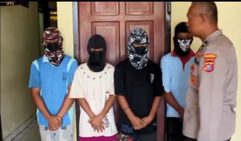 Kronologi Polisi Tangkap 4 Komplotan Curanmor Berstatus Pelajar SD dan SMP di Kendari