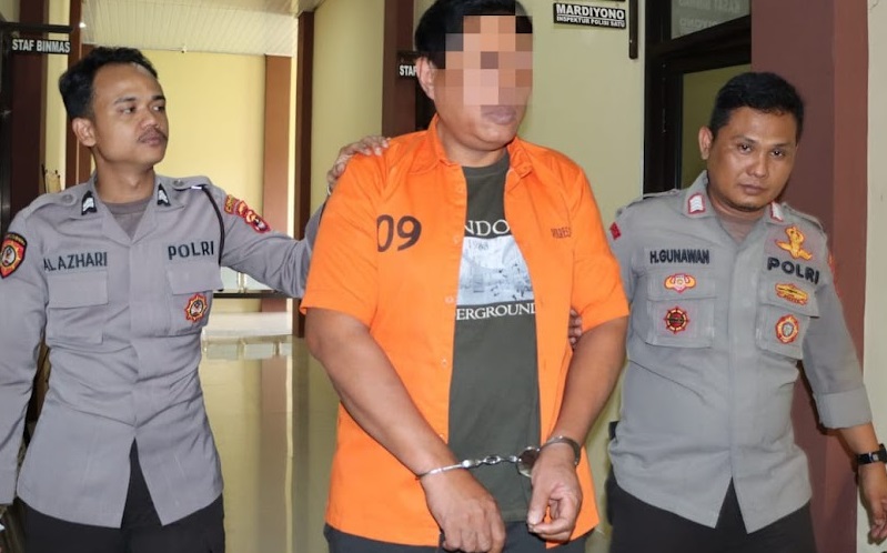 Asyik Nyabu di Dapur, Pria Paruh Baya di Pringsewu Ditangkap Polisi