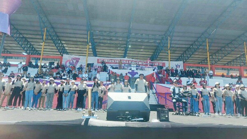 Selebrasi Paskah dan HUT Ke-97 Pemuda GMIM di Kota Bitung Berlangsung Meriah