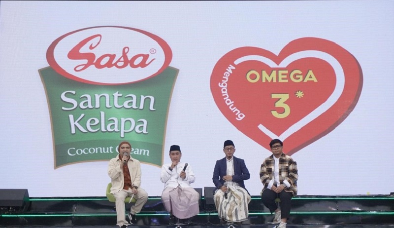 Tabligh Akbar bersama Sasa Santan Omega 3 Dihadiri Ribuan Jamaah di Surabaya