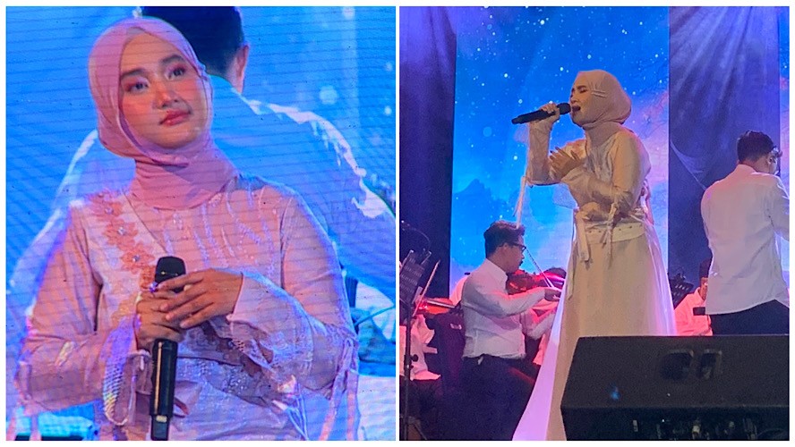 Intip Gaya Cantik Fatin Shidqia Lubis di Konser Cinta Menuju Lailatul Qadar